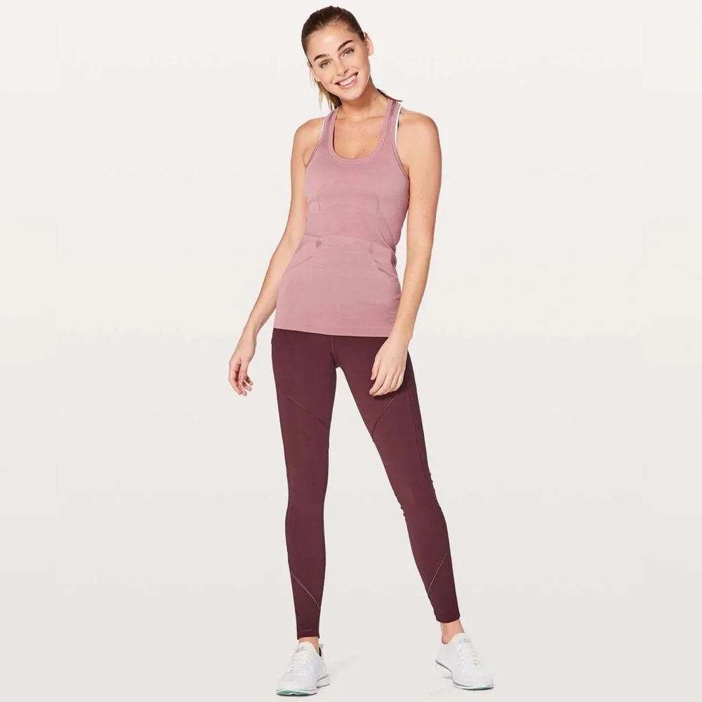 Lululemon Swiftly Tech Racerback Quicksand Running Workout Gym Tank